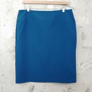 ALFANI Deep Blue Business Casual Skirt